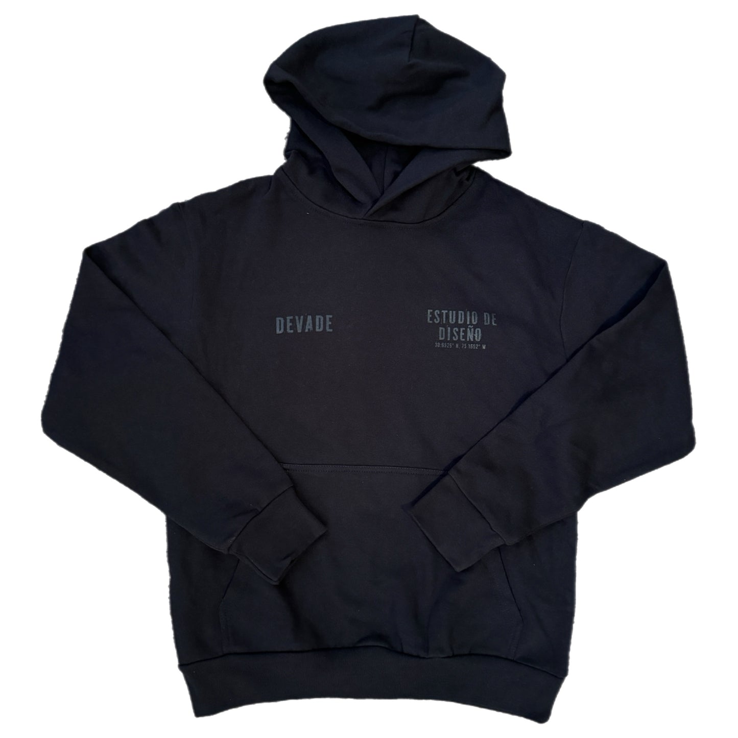 BLACK ON BLACK DESIGN STUDIO HOODIE