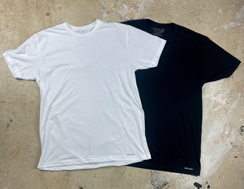 THREE PACK OF BLACK TEES