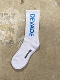 LIGHT BLUE CLASSIC LOGO CREW SOCKS