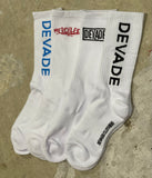 LIGHT BLUE CLASSIC LOGO CREW SOCKS